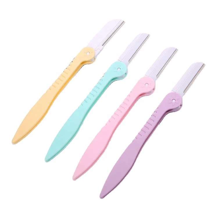 Foldable Portable Eyebrow Razor Pack of 4