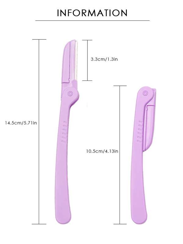 Foldable Portable Eyebrow Razor Pack of 4