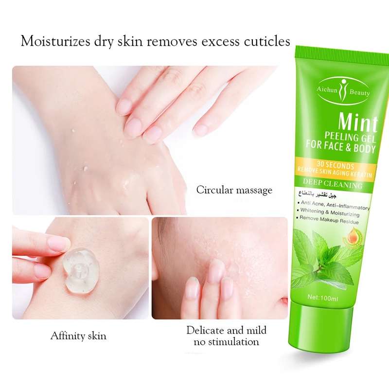 Mint Deep Cleaning Peeling Gel For Face and Body