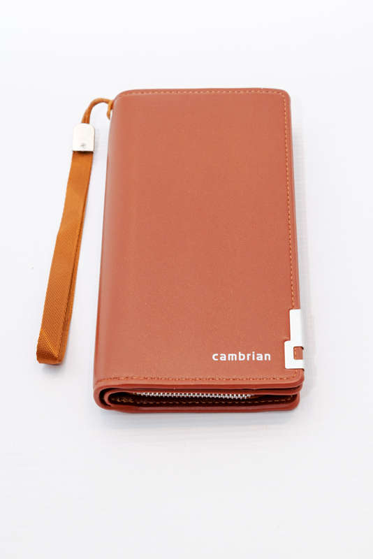 Multi-Functional Men's Long Zipper Wallet Clutch Bag