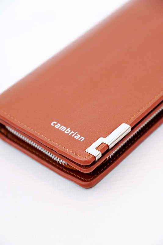 Multi-Functional Men's Long Zipper Wallet Clutch Bag