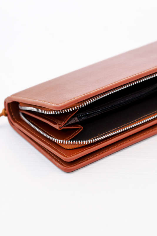 Multi-Functional Men's Long Zipper Wallet Clutch Bag