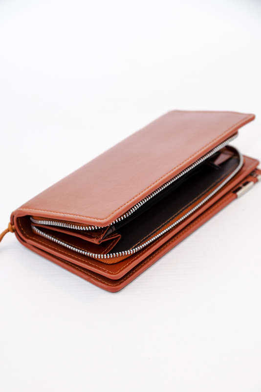 Multi-Functional Men's Long Zipper Wallet Clutch Bag