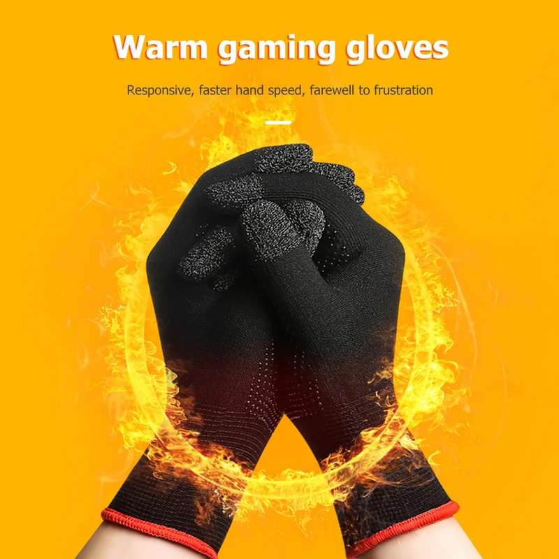 Thermal Touch Screen Capacitive Cellphone Gloves for Mobile Games