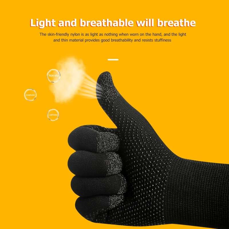 Thermal Touch Screen Capacitive Cellphone Gloves for Mobile Games