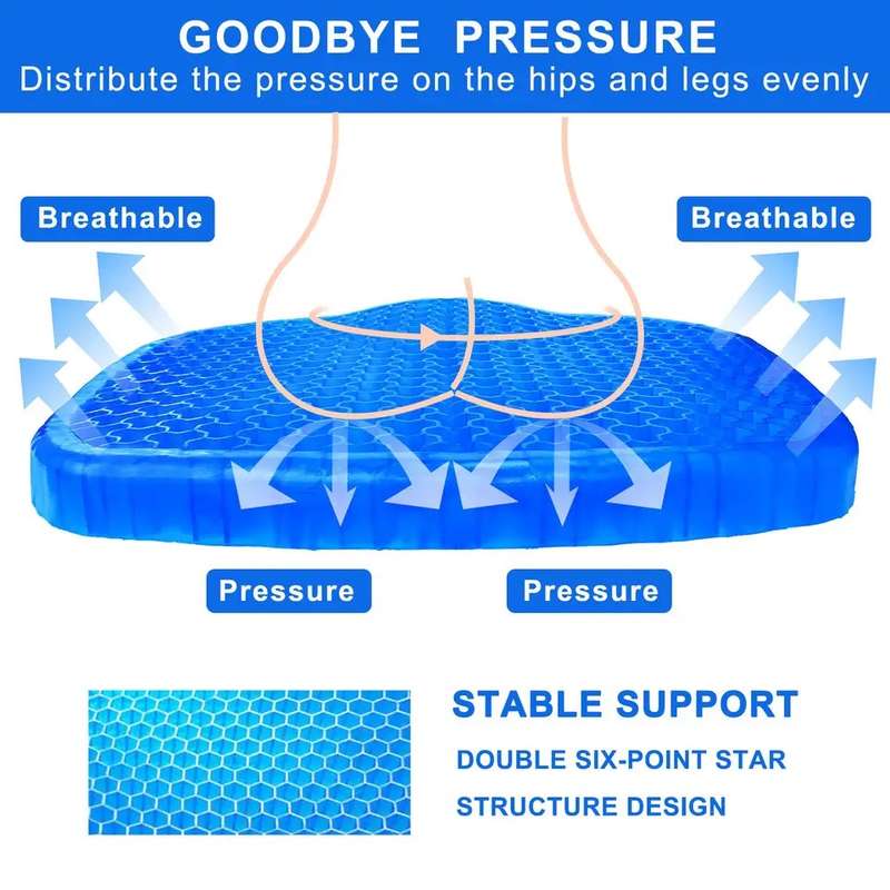 Silicone Support Egg Pillow For Lower Back Pain