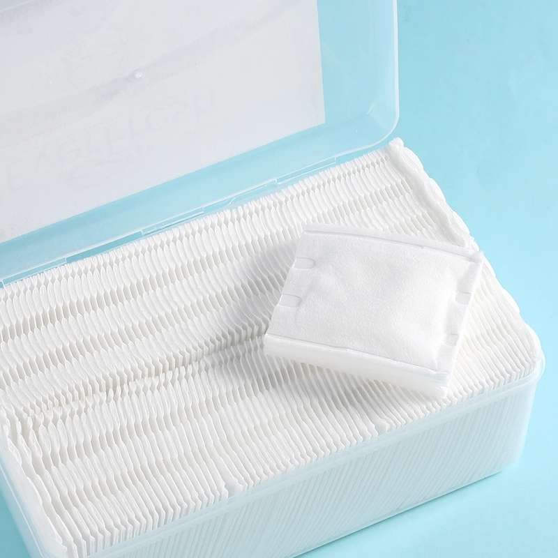 Makeup Remover Facial Cotton Pads 3 Ply Box Of 100 Incl Plastic Container Case
