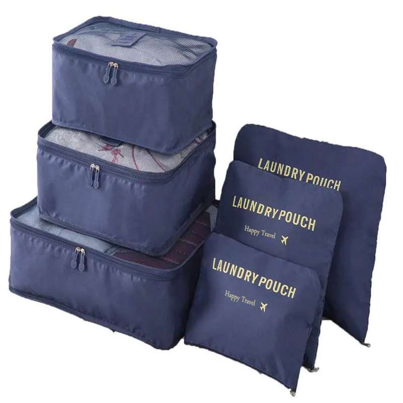 6Pcs Travel Luggage Organizer Bags for Backpack Suitcases