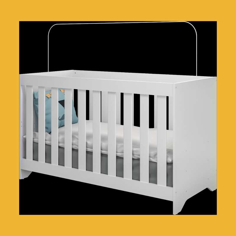 Baby Modern Cot Crib Bed 3 In 1