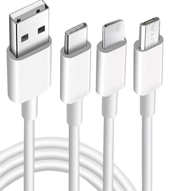 Quick Charge Adapter With USB Cable 1m Set