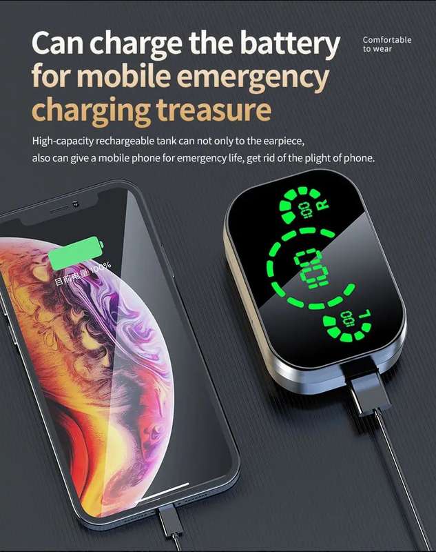 Wireless Earbuds With Power Bank YD03 For IOS & Android