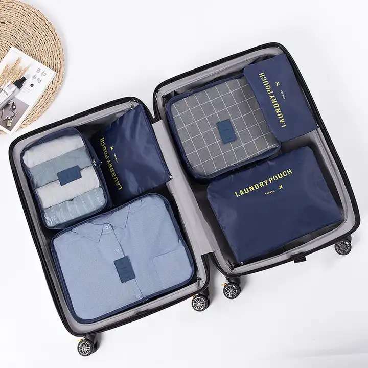 6Pcs Travel Luggage Organizer Bags for Backpack Suitcases