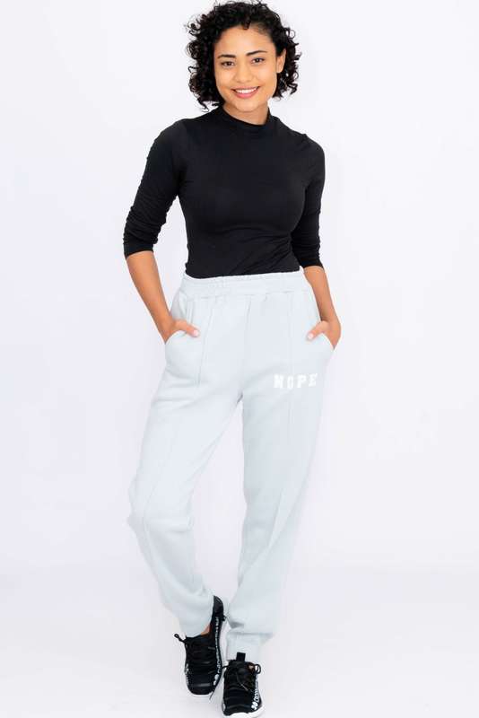 Alexis Jogger Sweatpants With Pockets Lite Grey