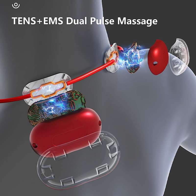 Pendant Shape Neck Massager 5 Mode With Heat