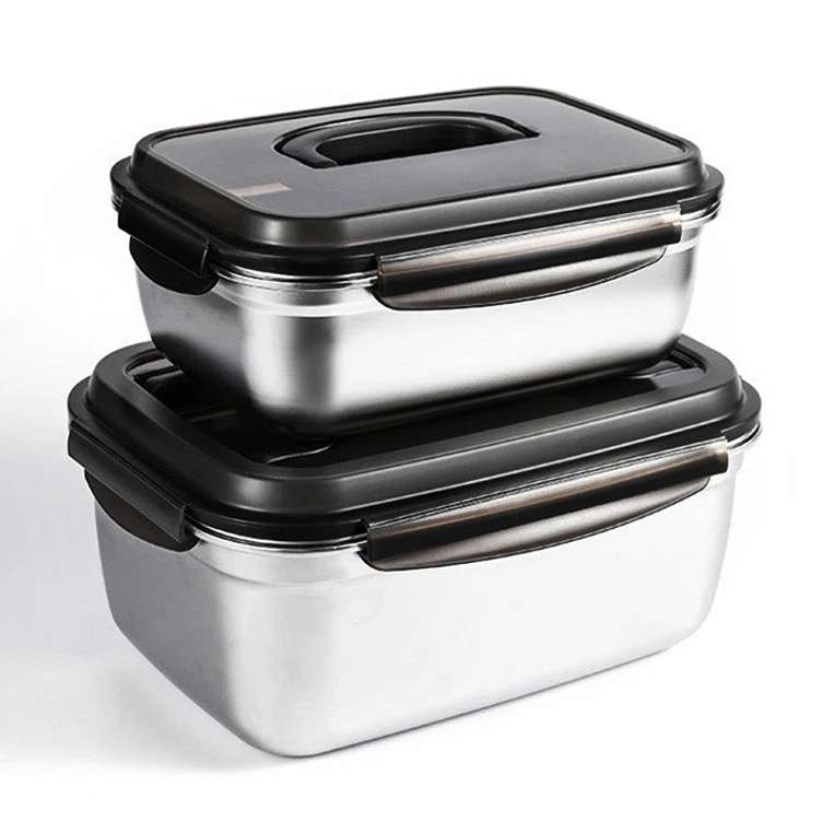 Senza Braai Bak Jumbo Multi Purpose Stainless Steel Leakproof Storage Container 5500ml