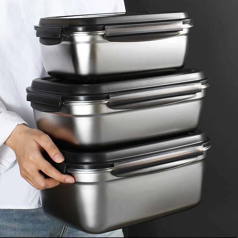 Senza Braai Bak Jumbo Multi Purpose Stainless Steel Leakproof Storage Container 5500ml