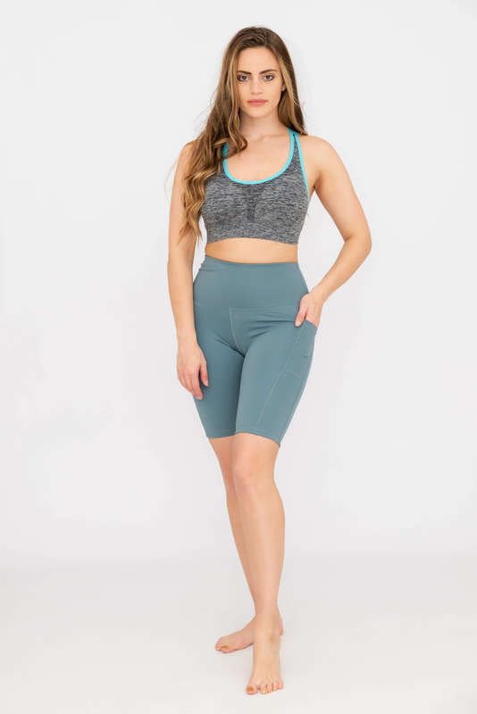 Flex Crossover Padded Yoga Sports Bra