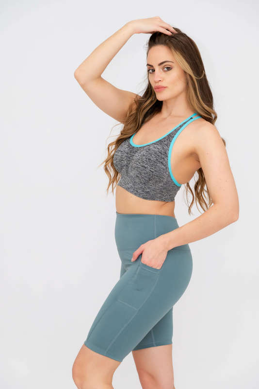 Flex Crossover Padded Yoga Sports Bra
