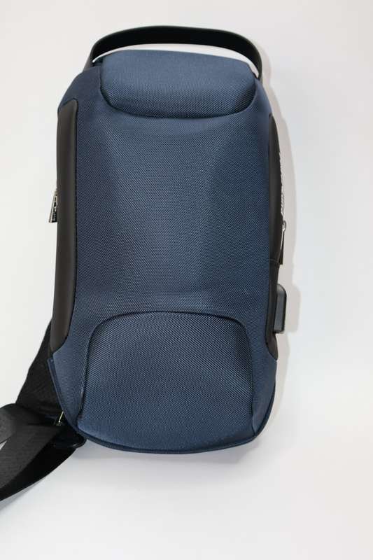 Anti Theft Sling Crossbody Bag Shoulder Backpack with USB Charging Port Waterproof Chest Bags Cas...
