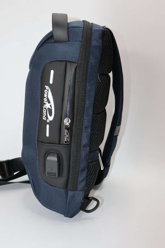 Anti Theft Sling Crossbody Bag Shoulder Backpack with USB Charging Port Waterproof Chest Bags Cas...