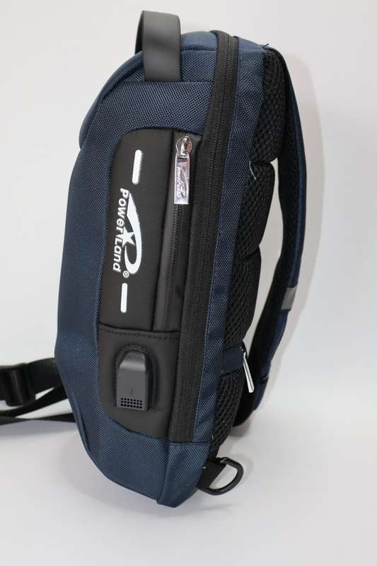 Anti Theft Sling Crossbody Bag Shoulder Backpack with USB Charging Port Waterproof Chest Bags Cas...