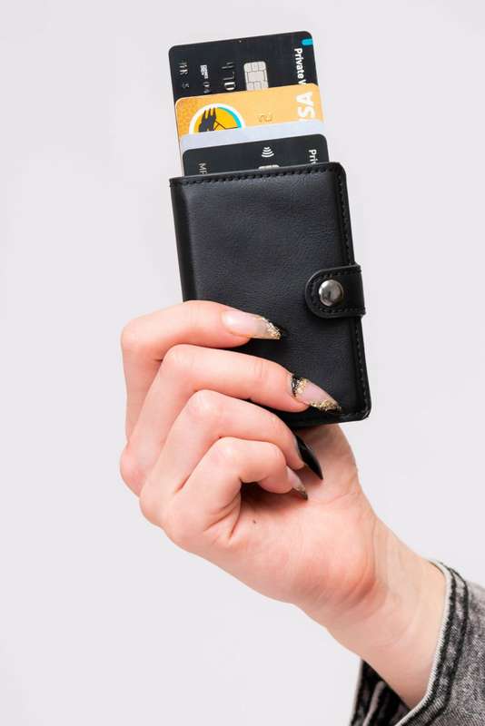 Pop Up RFID Credit Card Holder and Wallet