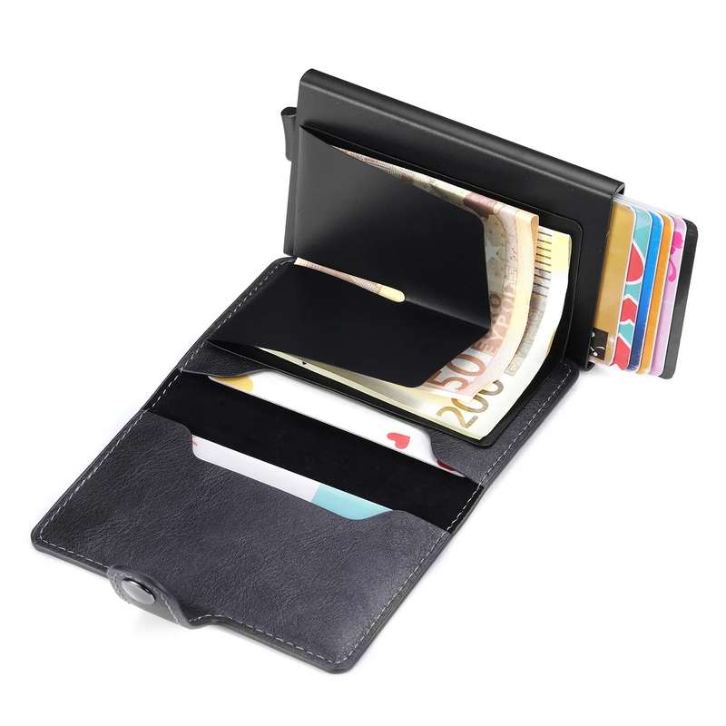 Pop Up RFID Credit Card Holder and Wallet