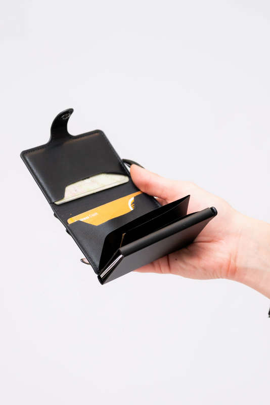 Pop Up RFID Credit Card Holder and Wallet