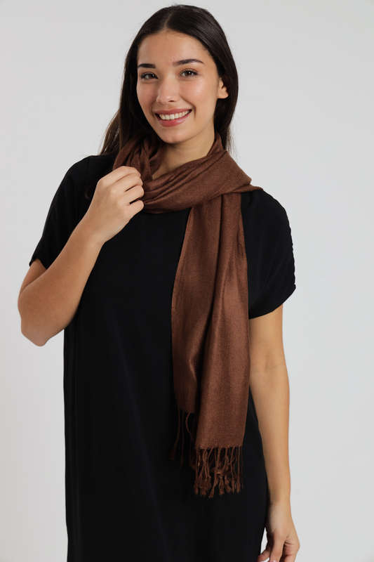 Senza Soft Fringe Light Weight Winter Scarf Shawl