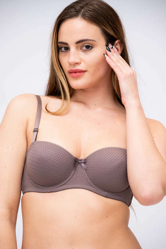 Serenity Luxury Padded Half Cup Bra With Underwire C Cup