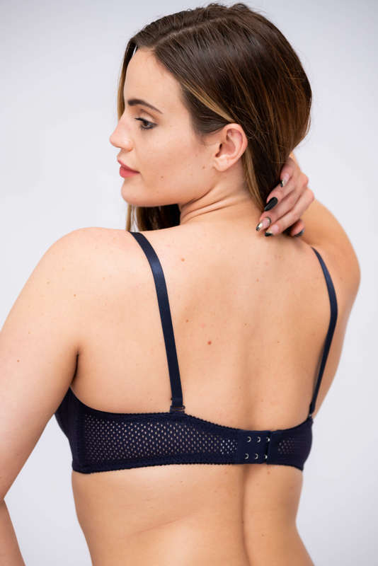 Serenity Luxury Padded Half Cup Bra With Underwire C Cup