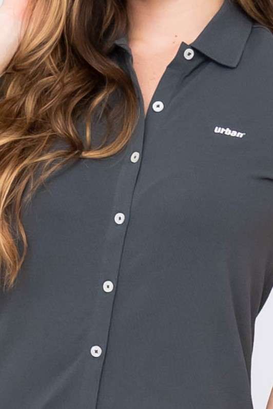 Urban Golfer Short Sleeve Button Down Shirt Dress