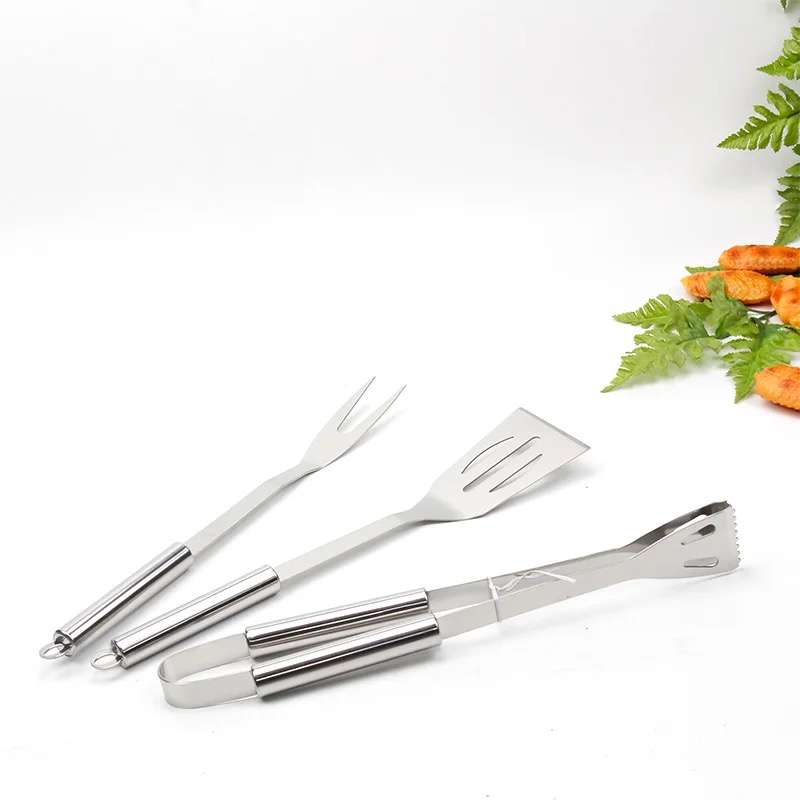 BBQ 3 Piece Grill Stainless Steel Braai Set