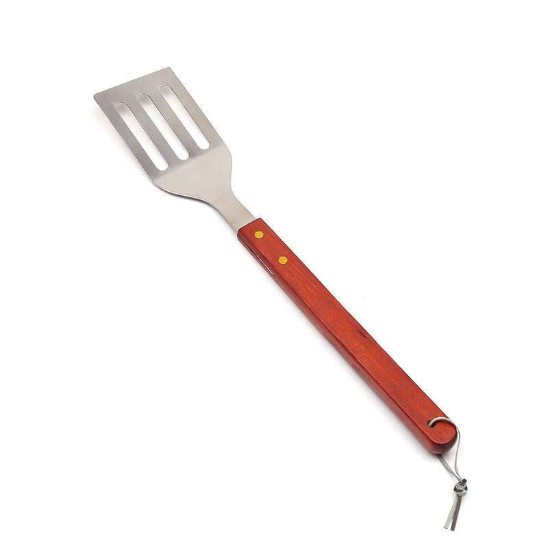 BBQ Grill Braai Spatula Stainless Steel For Camping & Outdoor 35cm