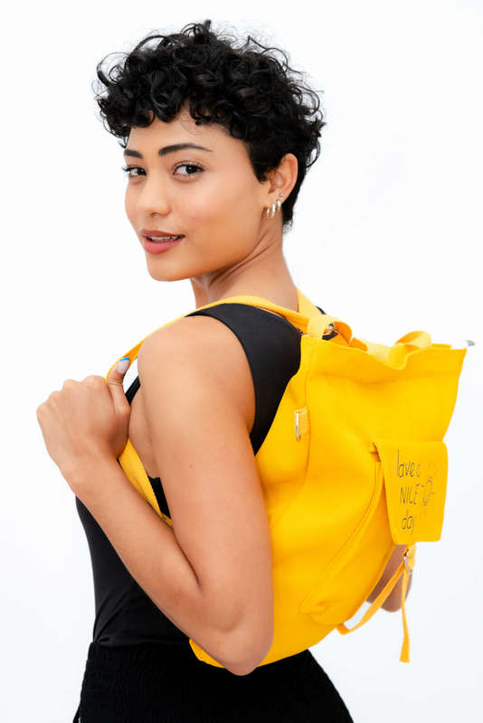 Casual Canvas Shopping Messenger Shoulder Backpack Tote Bag