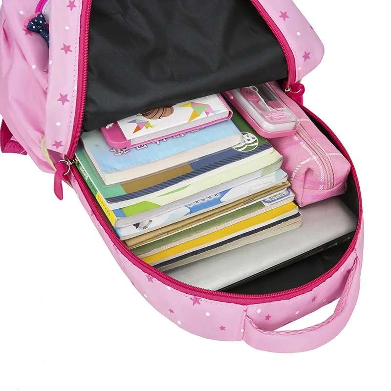 Girls School Bag Backpack For Teenagers Set Travel Bags 3 Pcs Navy Blue