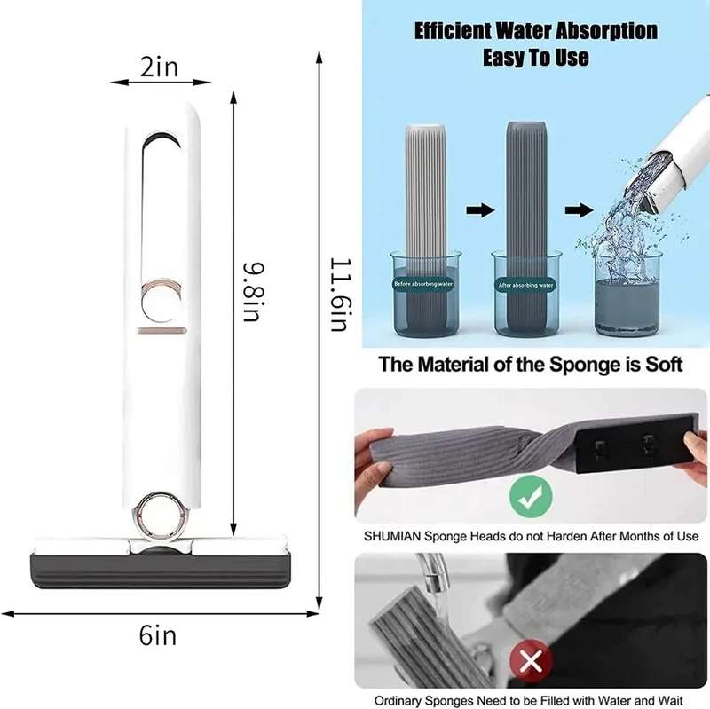 Mini Mo Retractable Mini Mop PROMO-2-FOR-1
