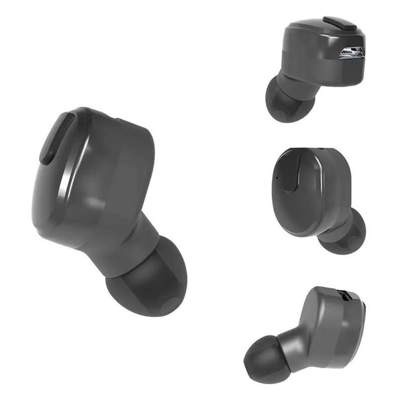 Invisible Bluetooth Headphone Single Mini TWS Earphone with Mic for Calls, Music, and Sports