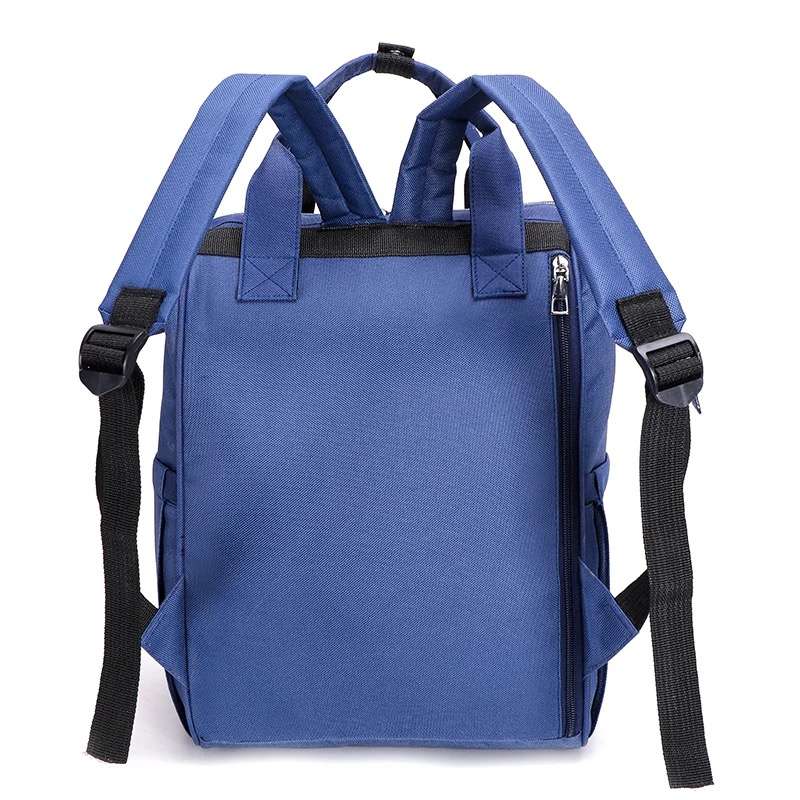 Maternity Baby Waterproof Diaper Travel Backpacks Bag Navy Blue