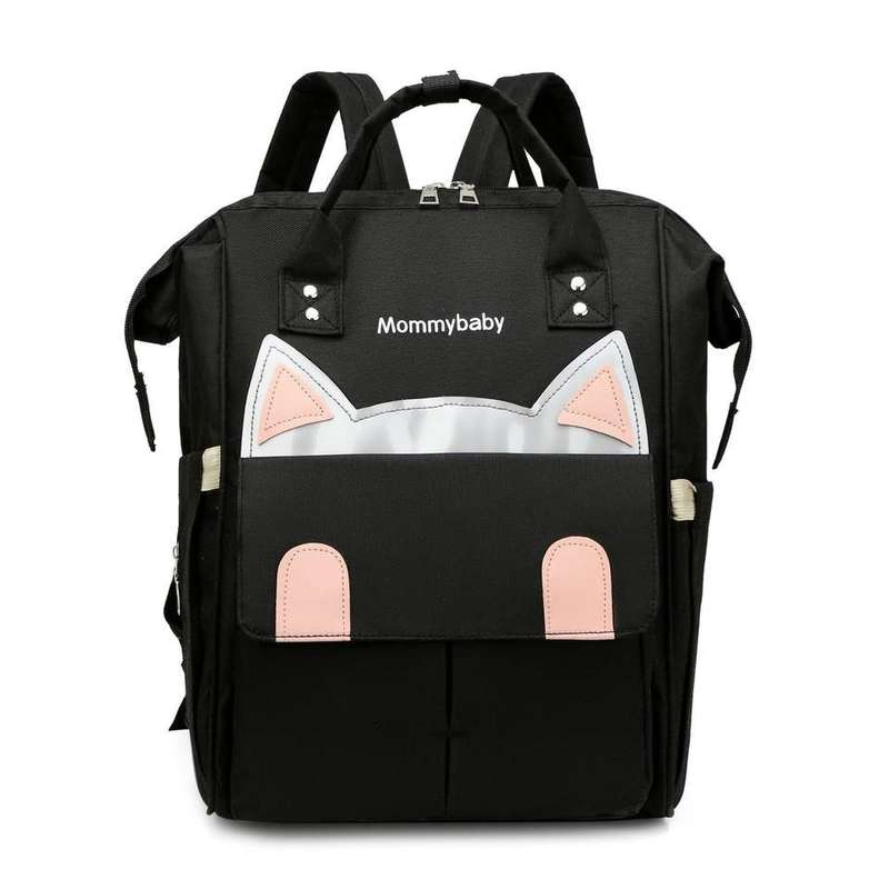 Maternity Baby Waterproof Diaper Travel Backpacks Bag Black