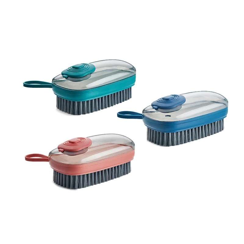 Multifunctional Liquid Cleaning Brush Kitchen Pot Brush Household Laundry Brush