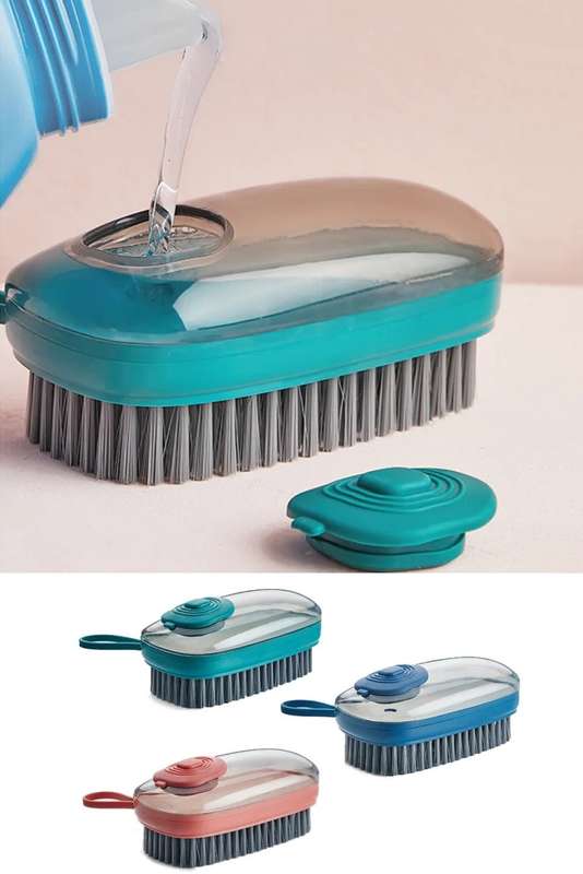 Multifunctional Liquid Cleaning Brush Kitchen Pot Brush Household Laundry Brush