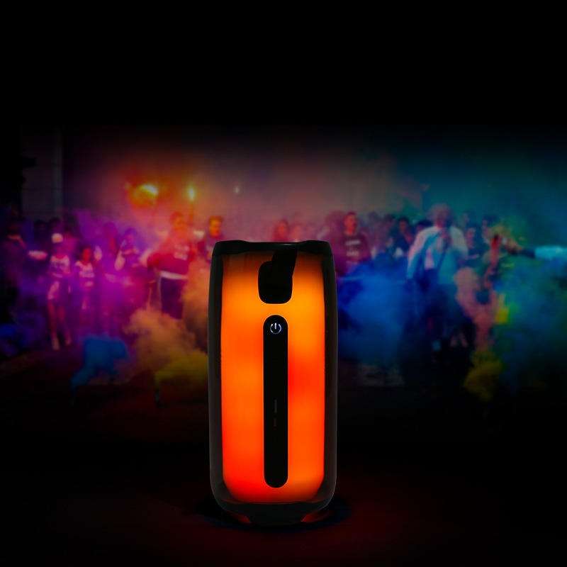 Pulse 5 Waterproof Portable TWS Bluetooth Speaker With RGB Light Show