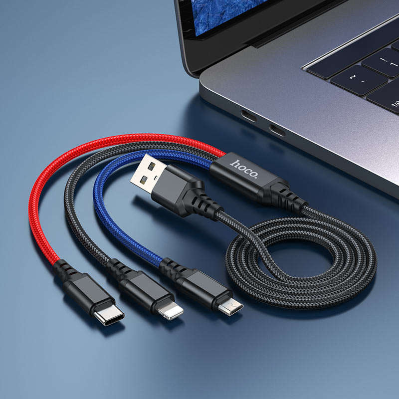 Hoco 3 in 1 Super Charging Cable