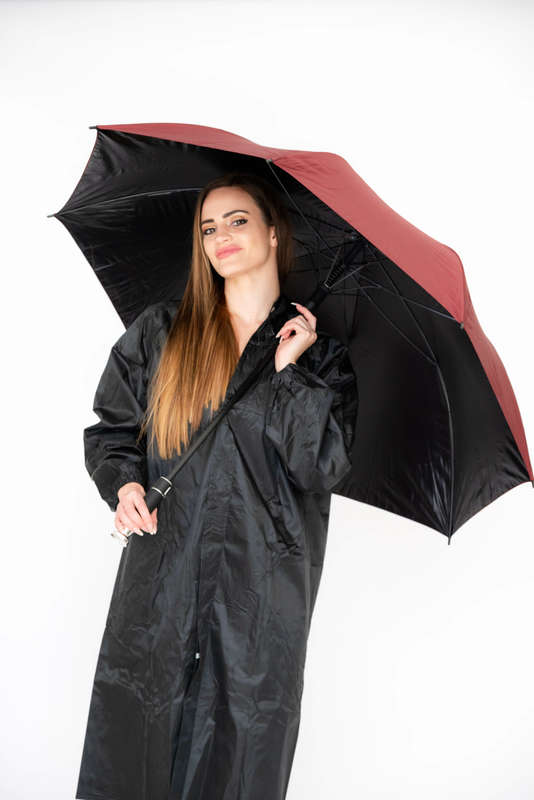 Automatic Open Golf Umbrella Extra Large Maroon