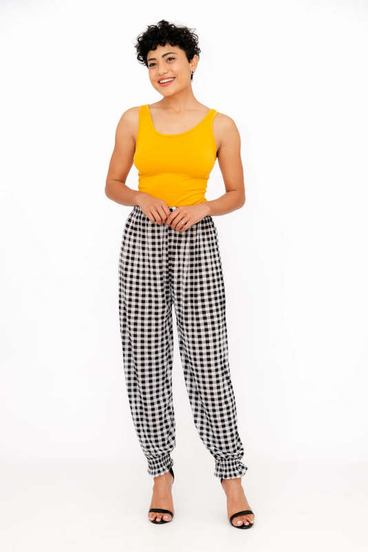 Casual Printed Harem Wide Leg Everyday Pants