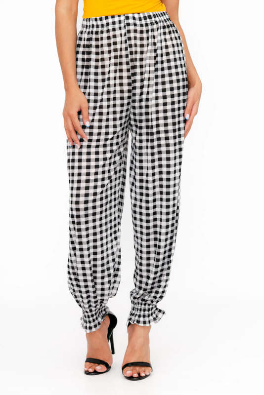 Casual Printed Harem Wide Leg Everyday Pants