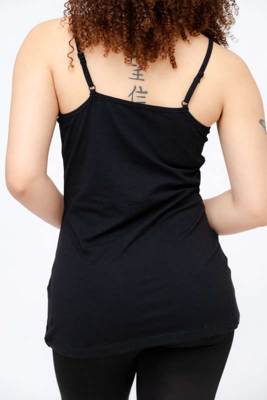 Classic Black Lace Cami With Adjustable Straps