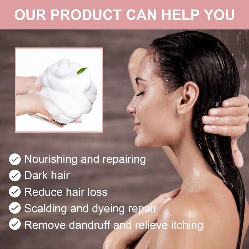 Hair Darkening Shampoo Soap Polygonum Multiflorum Bar 100g