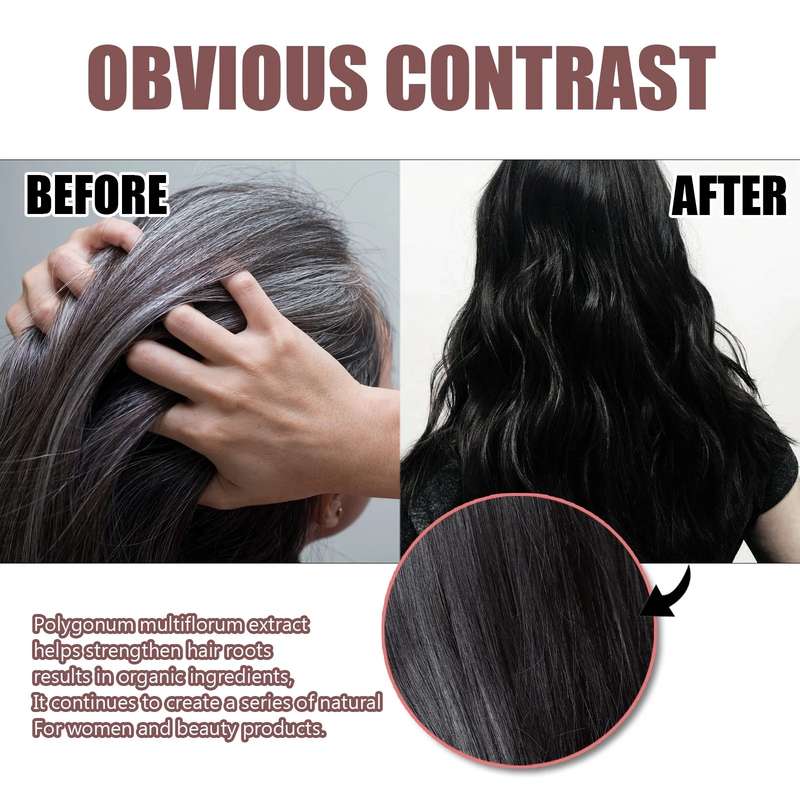 Hair Darkening Shampoo Soap Polygonum Multiflorum Bar 100g